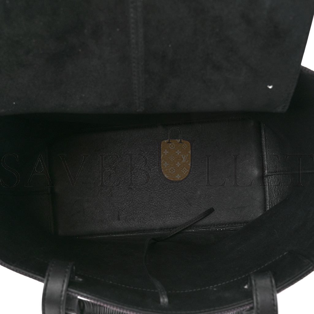 LOEWE CANVAS CALFSKIN MEDIUM ANAGRAM TOTE ANTHRACITE (32*30*17cm) LOEWE CANVAS CALFSKIN MEDIUM ANAGRAM TOTE ANTHRACITE (32*30*17cm)