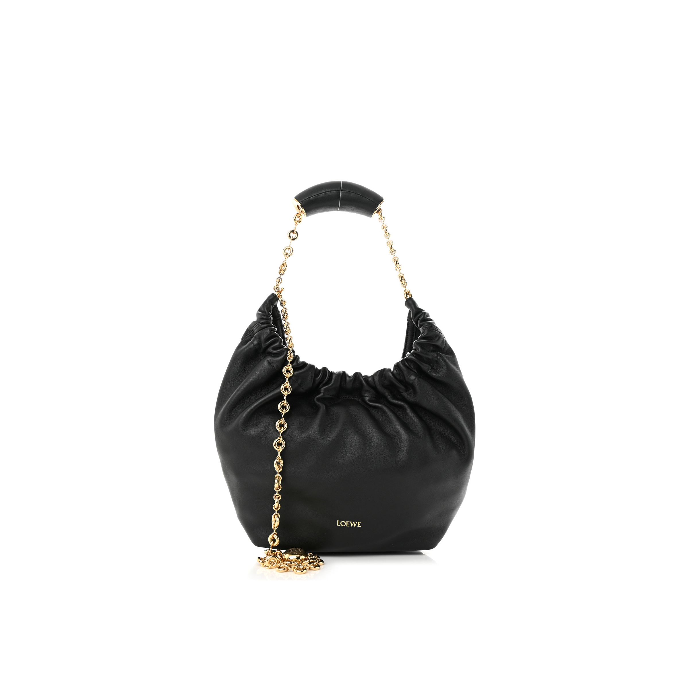 LOEWE NAPPA MEDIUM SQUEEZE BAG BLACK (29*20*11cm) LOEWE NAPPA MEDIUM SQUEEZE BAG BLACK (29*20*11cm)