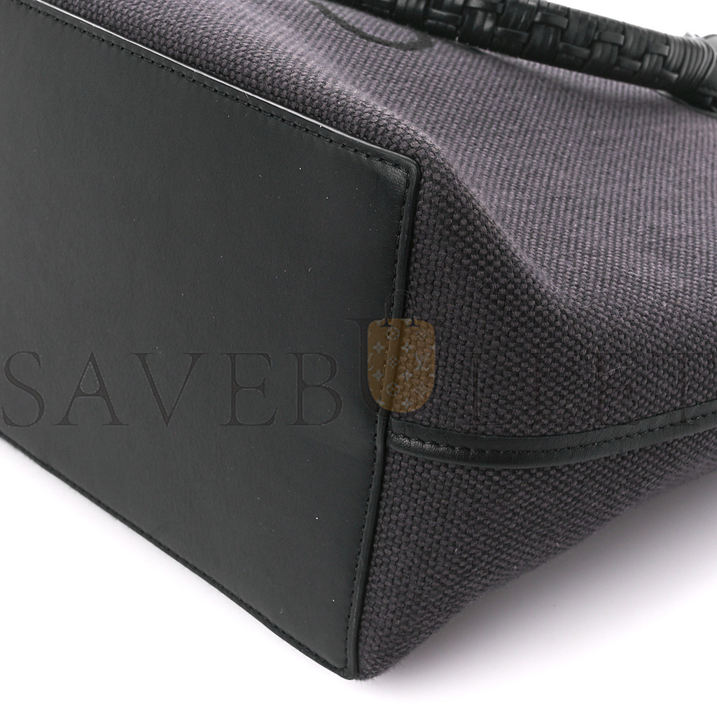 LOEWE CANVAS CALFSKIN MEDIUM ANAGRAM TOTE ANTHRACITE (32*30*17cm) LOEWE CANVAS CALFSKIN MEDIUM ANAGRAM TOTE ANTHRACITE (32*30*17cm)