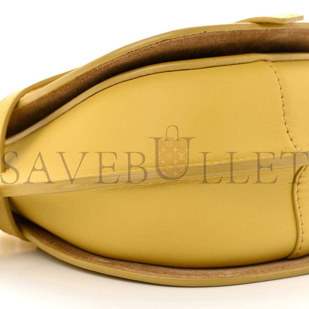 LOEWE CALFSKIN JACQUARD MINI GATE DUAL BAG DARK YELLOW (19*14*9cm) LOEWE CALFSKIN JACQUARD MINI GATE DUAL BAG DARK YELLOW (19*14*9cm)