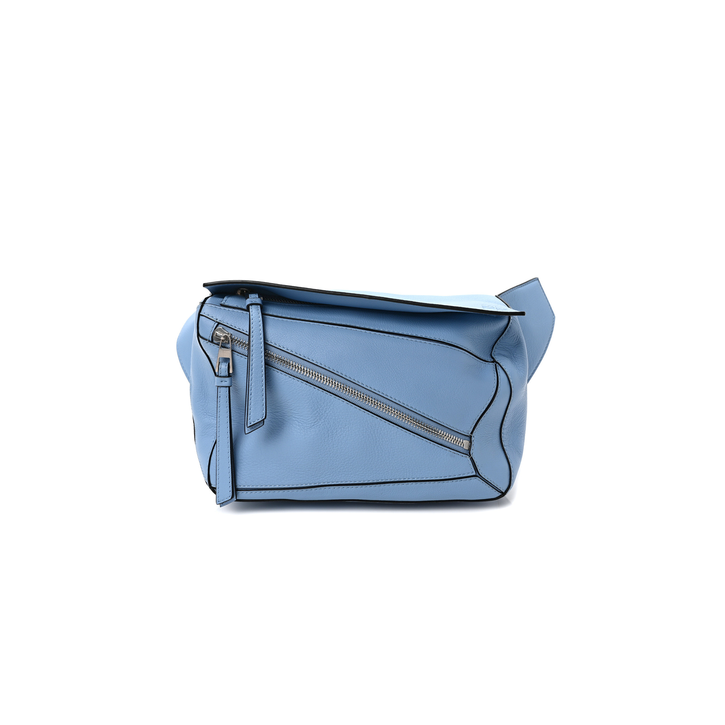 LOEWE CALFSKIN SMALL PUZZLE BUMBAG OLYMPIC BLUE (23*15*10cm) LOEWE CALFSKIN SMALL PUZZLE BUMBAG OLYMPIC BLUE (23*15*10cm)