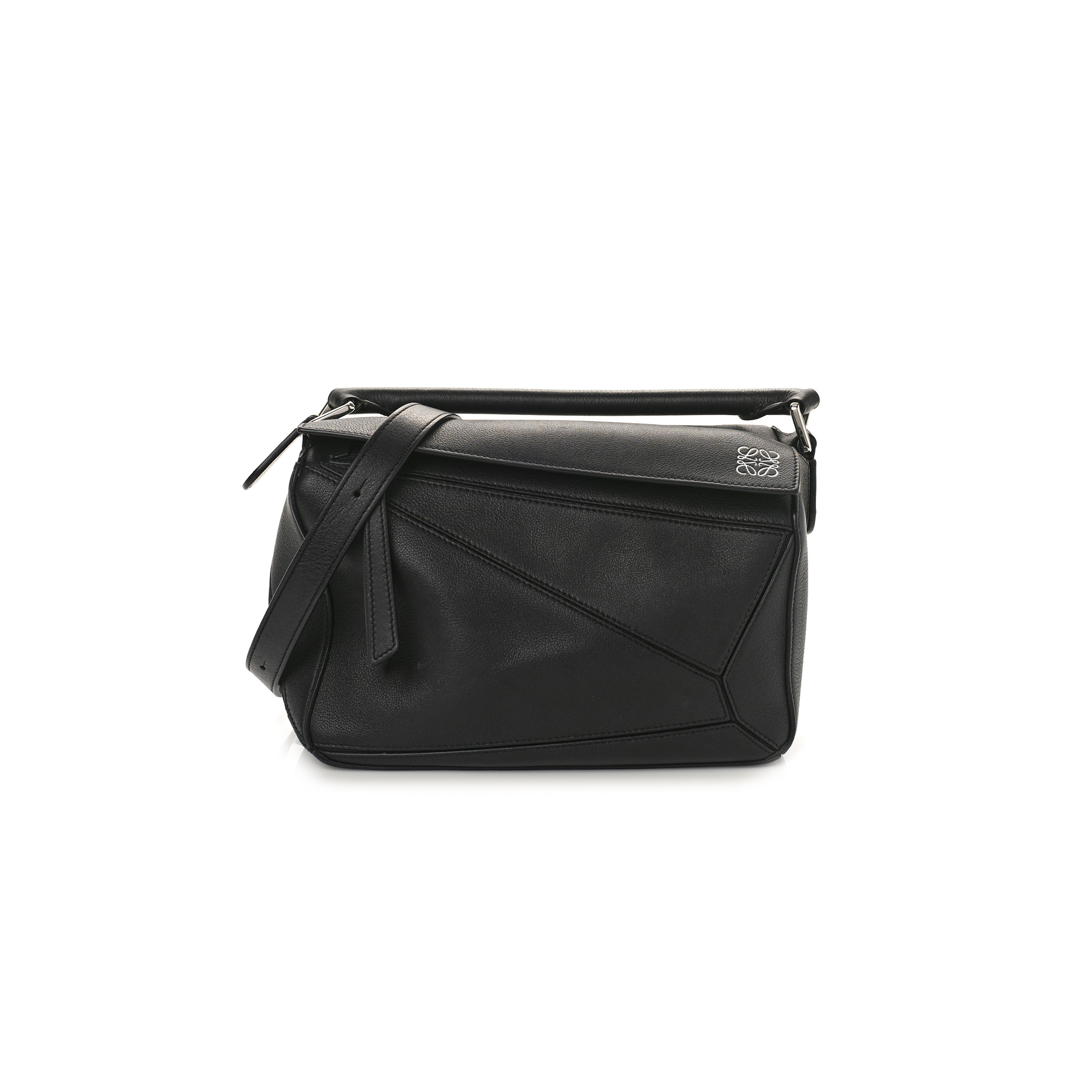 LOEWE CALFSKIN SMALL PUZZLE BAG BLACK (24*16.5*10.5cm) LOEWE CALFSKIN SMALL PUZZLE BAG BLACK (24*16.5*10.5cm)