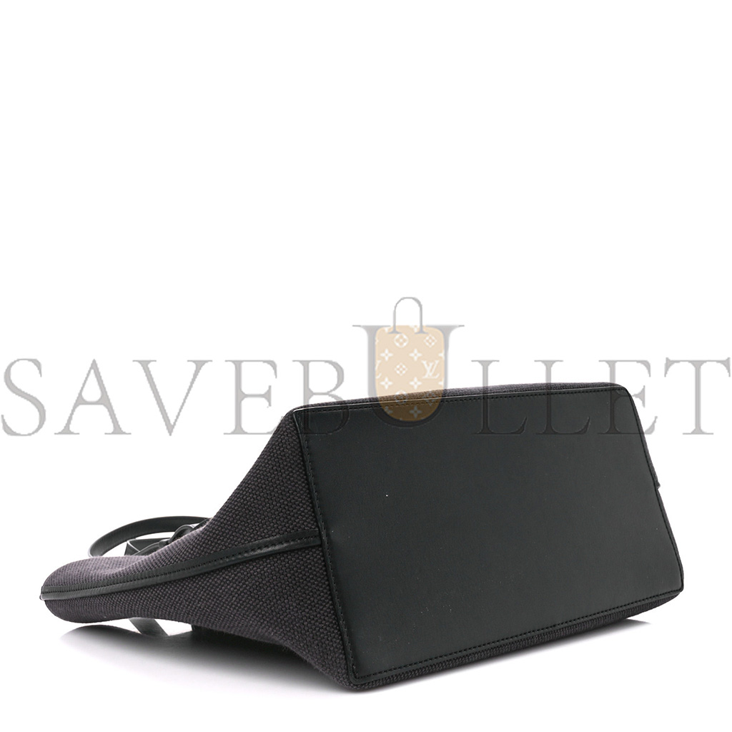 LOEWE CANVAS CALFSKIN MEDIUM ANAGRAM TOTE ANTHRACITE (32*30*17cm) LOEWE CANVAS CALFSKIN MEDIUM ANAGRAM TOTE ANTHRACITE (32*30*17cm)