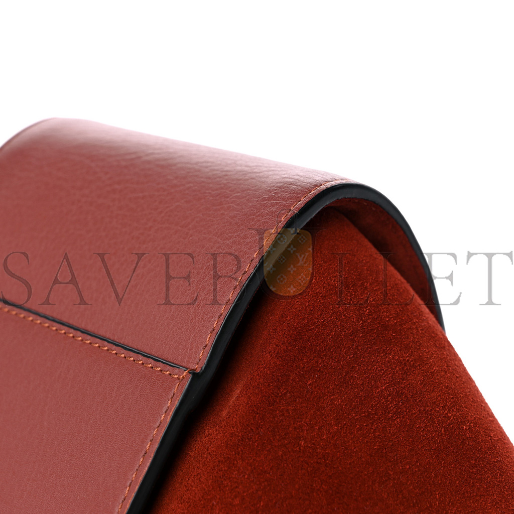 LOEWE CALFSKIN SUEDE HAMMOCK SHOULDER BAG RED (30*25*13.5cm) LOEWE CALFSKIN SUEDE HAMMOCK SHOULDER BAG RED (30*25*13.5cm)
