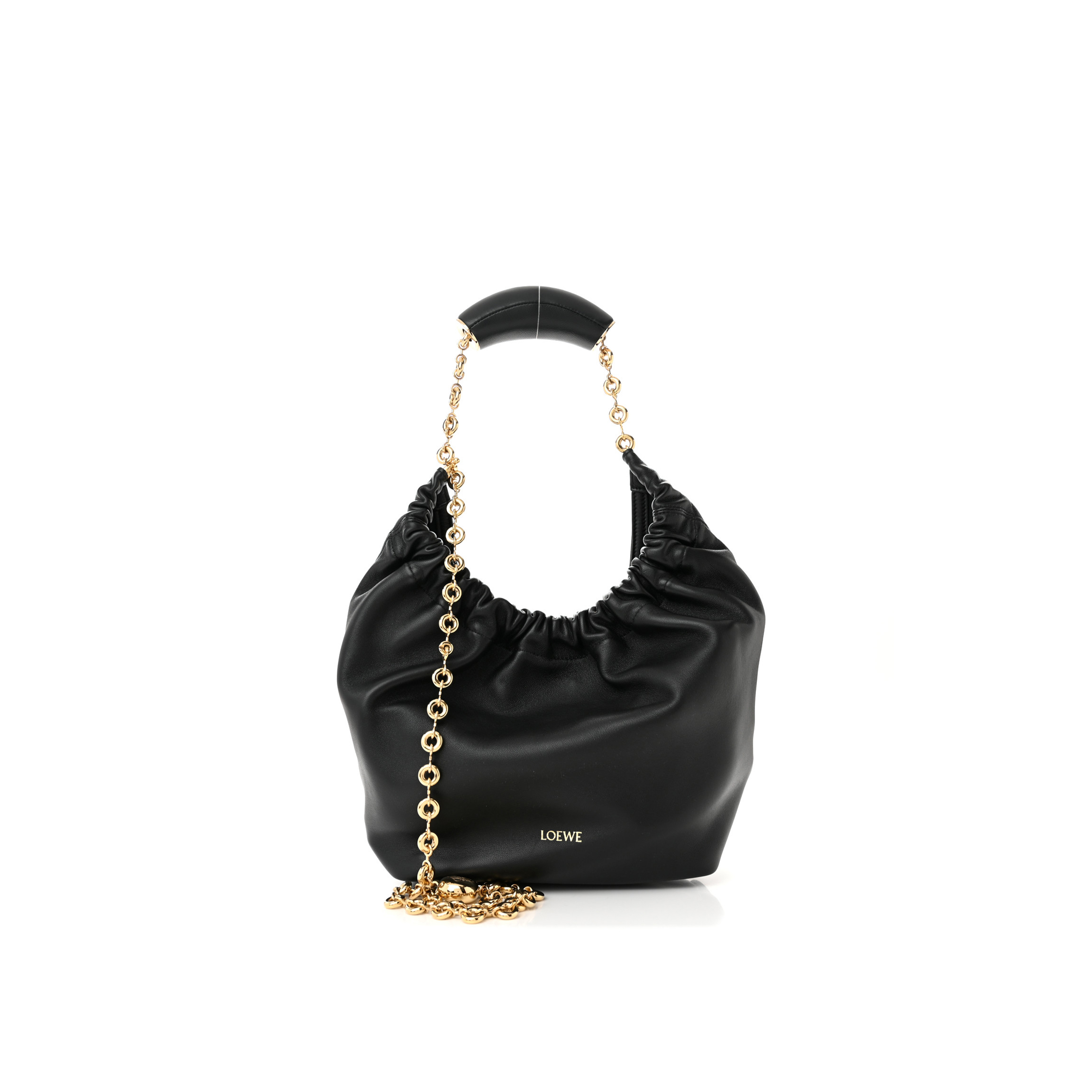LOEWE NAPPA SMALL SQUEEZE BAG BLACK (29*24*10.5cm) LOEWE NAPPA SMALL SQUEEZE BAG BLACK (29*24*10.5cm)