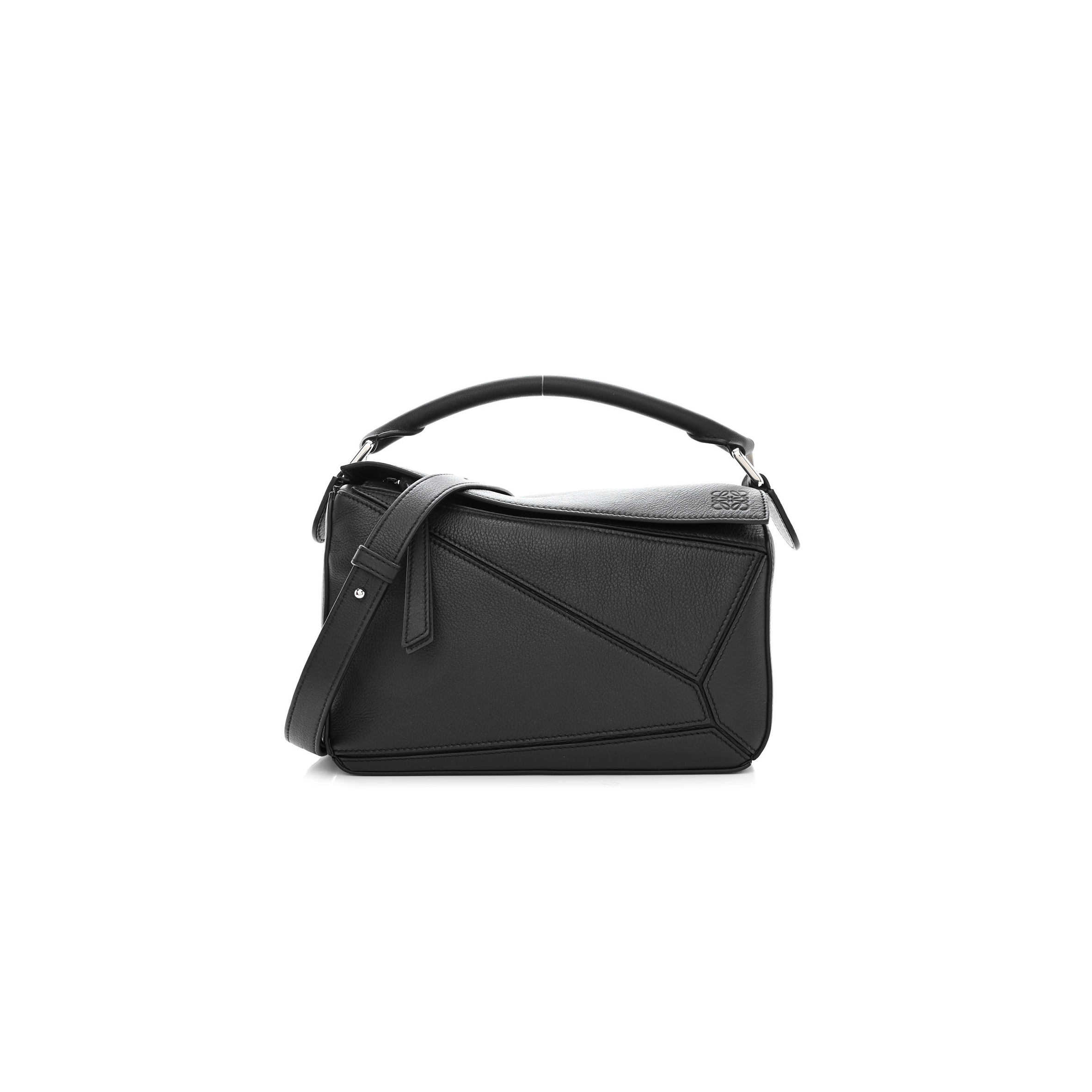 LOEWE CALFSKIN SMALL PUZZLE BAG BLACK (24*16.5*10.5cm) LOEWE CALFSKIN SMALL PUZZLE BAG BLACK (24*16.5*10.5cm)