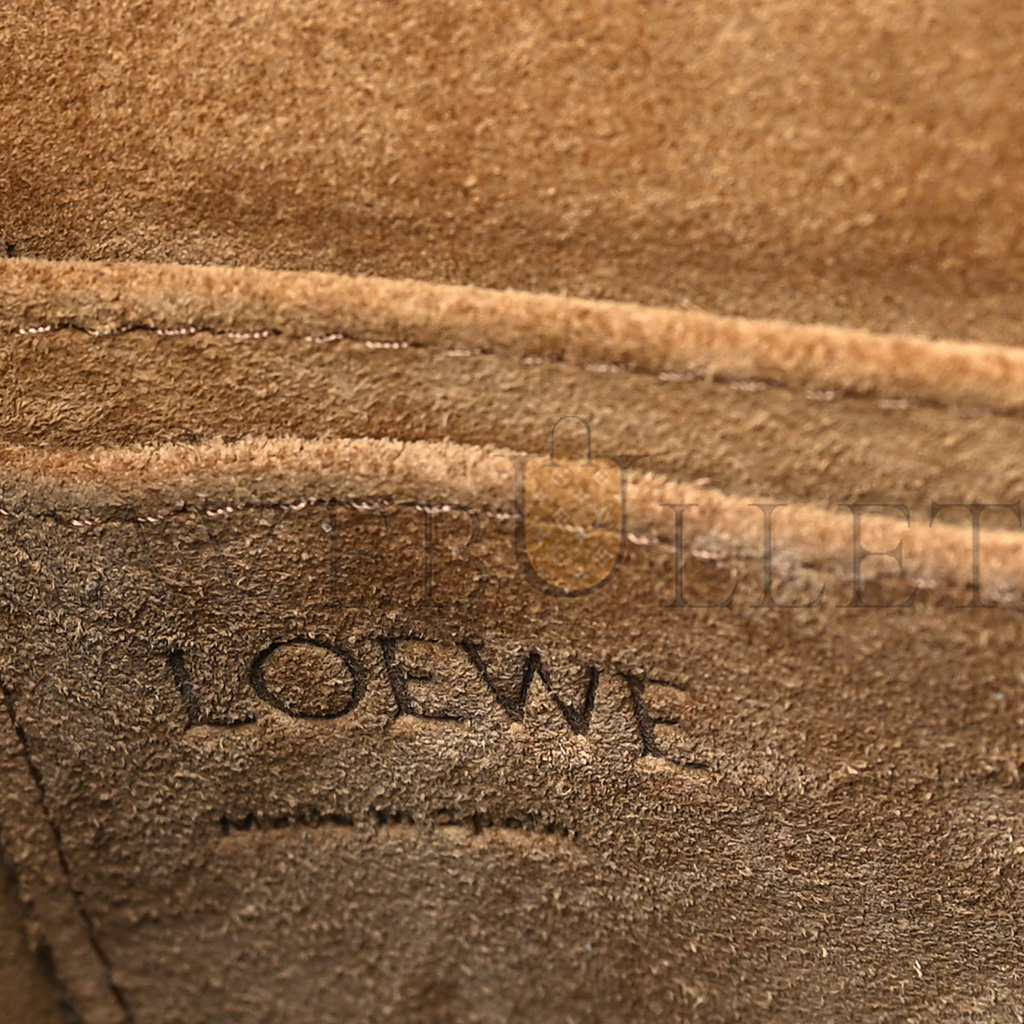 LOEWE CALFSKIN MINI GATE DUAL BAG ASH GREY (24*18*11cm) LOEWE CALFSKIN MINI GATE DUAL BAG ASH GREY (24*18*11cm)