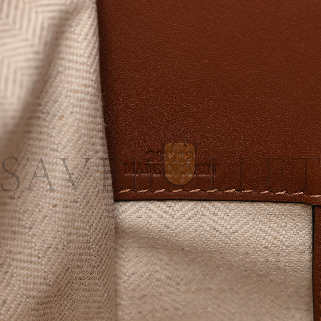 LOEWE GRAINED CALFSKIN SMALL HAMMOCK SHOULDER BAG TAN (30*25*13.5cm) LOEWE GRAINED CALFSKIN SMALL HAMMOCK SHOULDER BAG TAN (30*25*13.5cm)