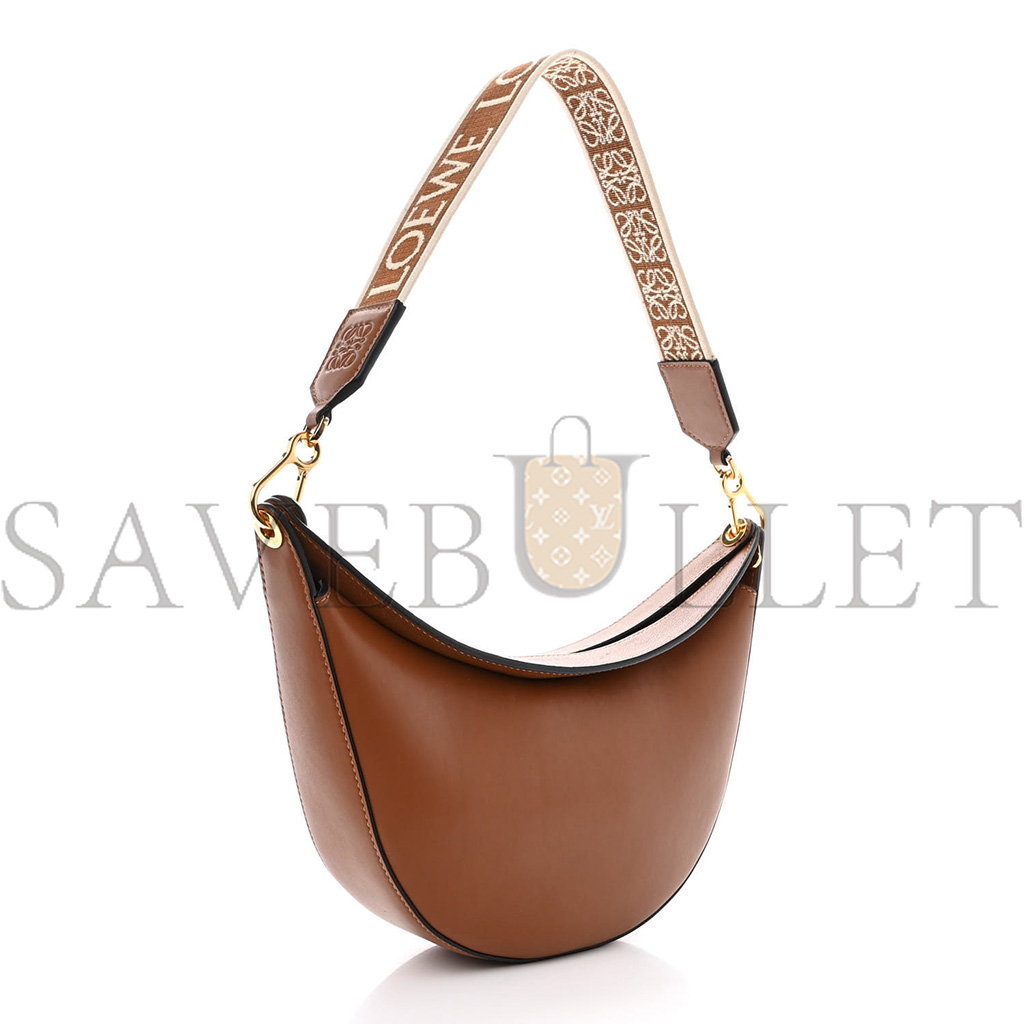 LOEWE SATIN CALFSKIN JACQUARD LUNA BAG PECAN (28*22*6cm) LOEWE SATIN CALFSKIN JACQUARD LUNA BAG PECAN (28*22*6cm)