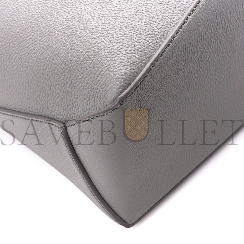 LOEWE SOFT GRAINED CALFSKIN SMALL PUZZLE EDGE BAG PEARL GREY (24*16.5*10.5cm) LOEWE SOFT GRAINED CALFSKIN SMALL PUZZLE EDGE BAG PEARL GREY (24*16.5*10.5cm)