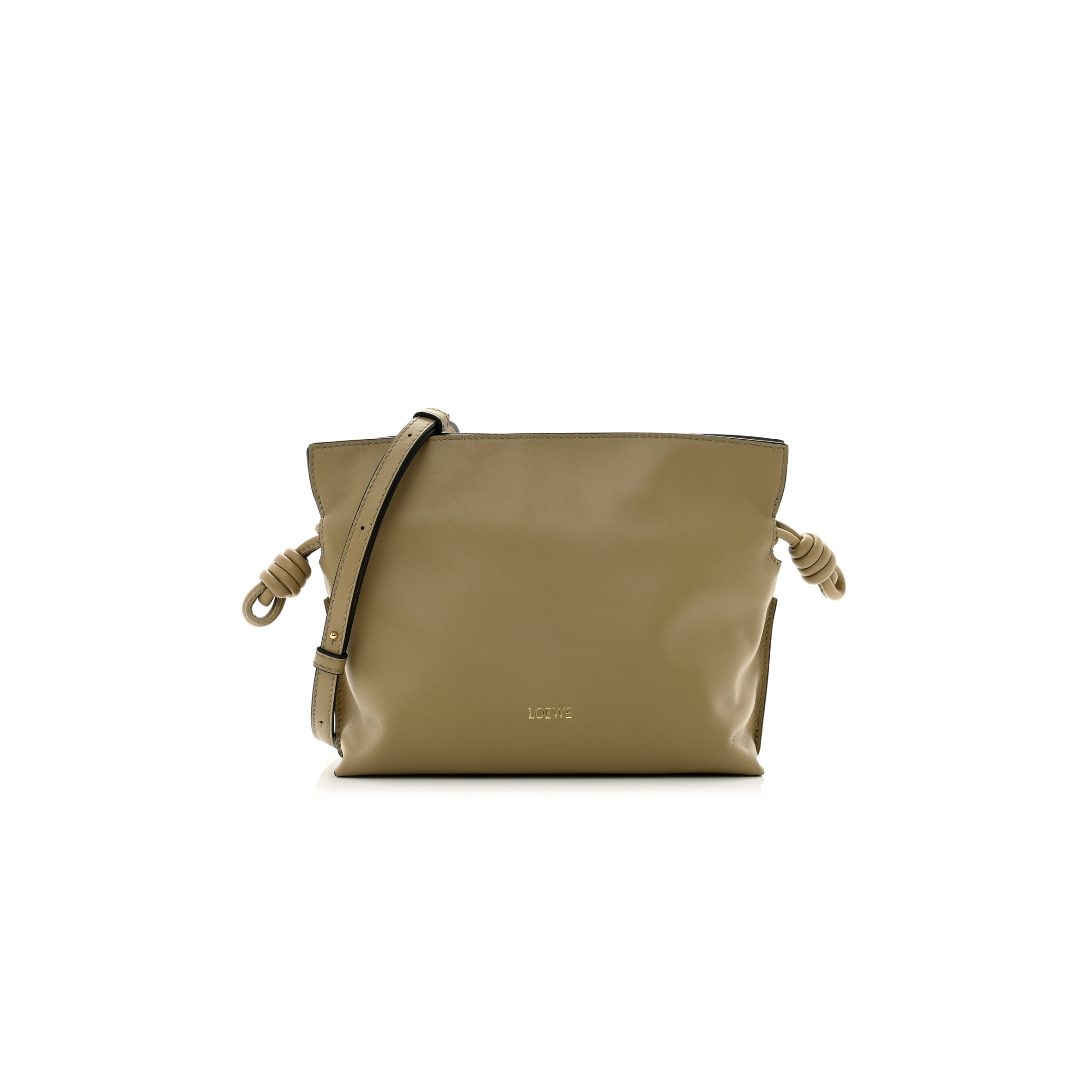 LOEWE CALFSKIN MINI FLAMENCO KNOT BAG LIGHT MAUVE (23*18*7cm) LOEWE CALFSKIN MINI FLAMENCO KNOT BAG LIGHT MAUVE (23*18*7cm)