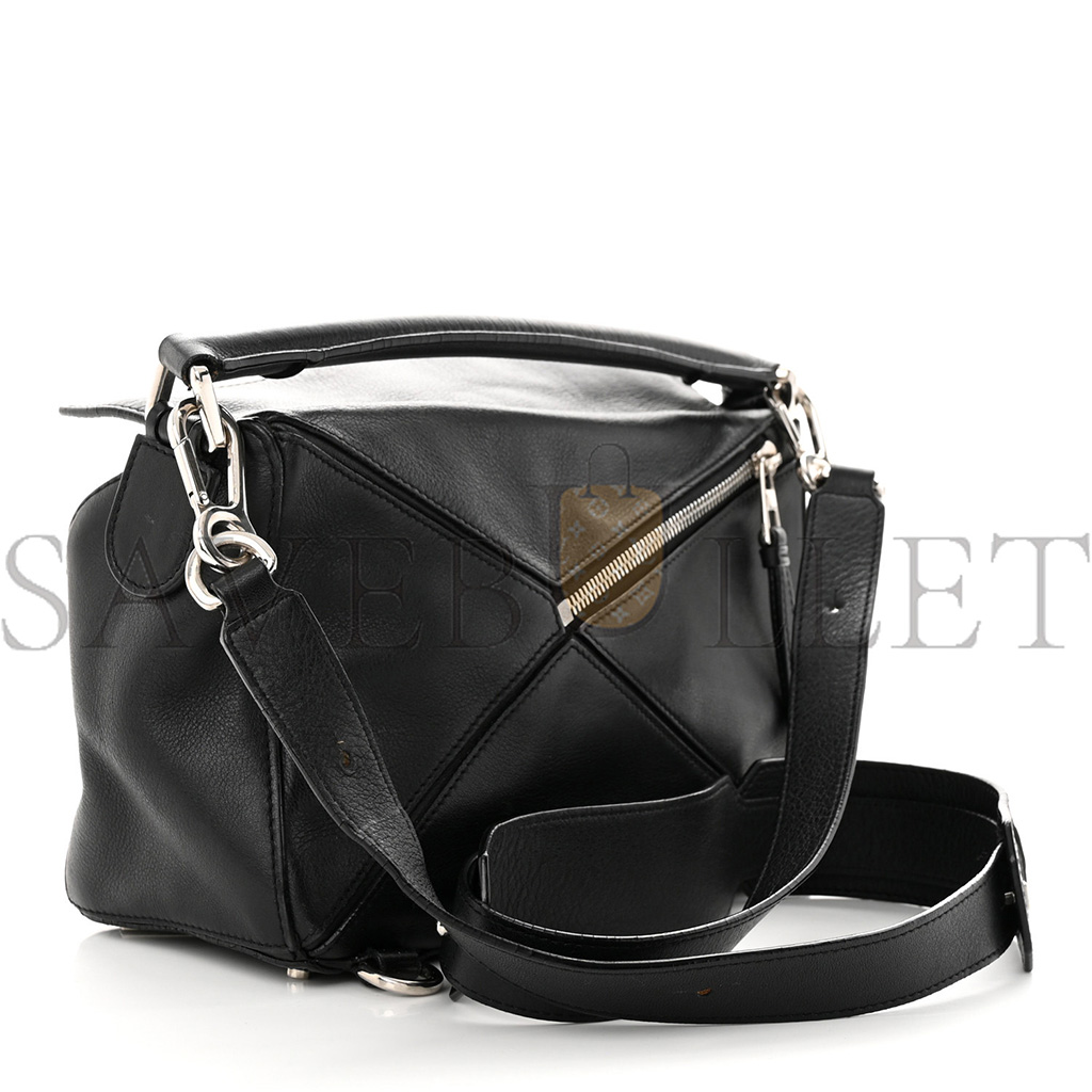 LOEWE CALFSKIN SMALL PUZZLE BAG BLACK (24*16.5*10.5cm) LOEWE CALFSKIN SMALL PUZZLE BAG BLACK (24*16.5*10.5cm)