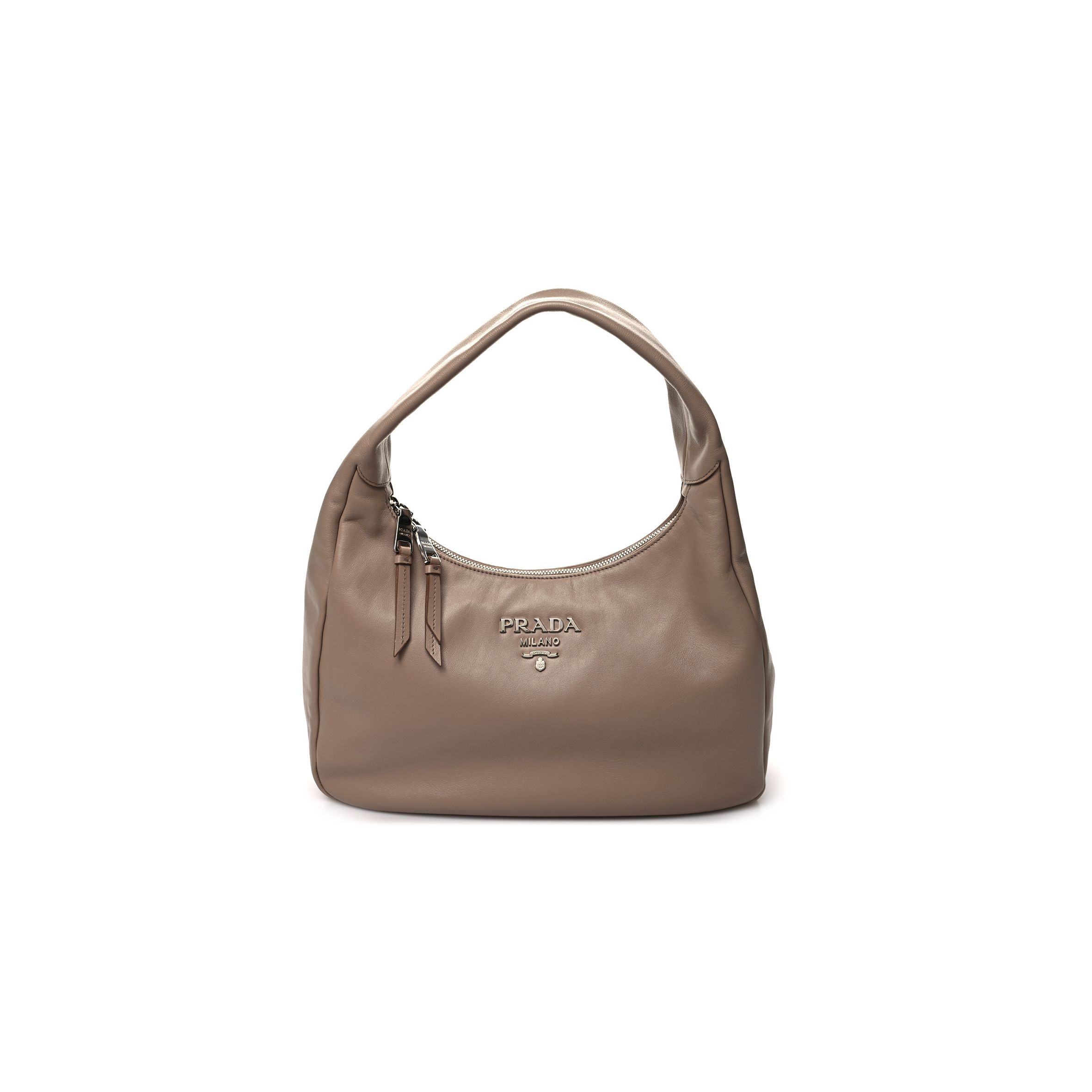 PRADA VITELLO SOFT HOBO CAMMEO (30*25*11cm) PRADA VITELLO SOFT HOBO CAMMEO (30*25*11cm)