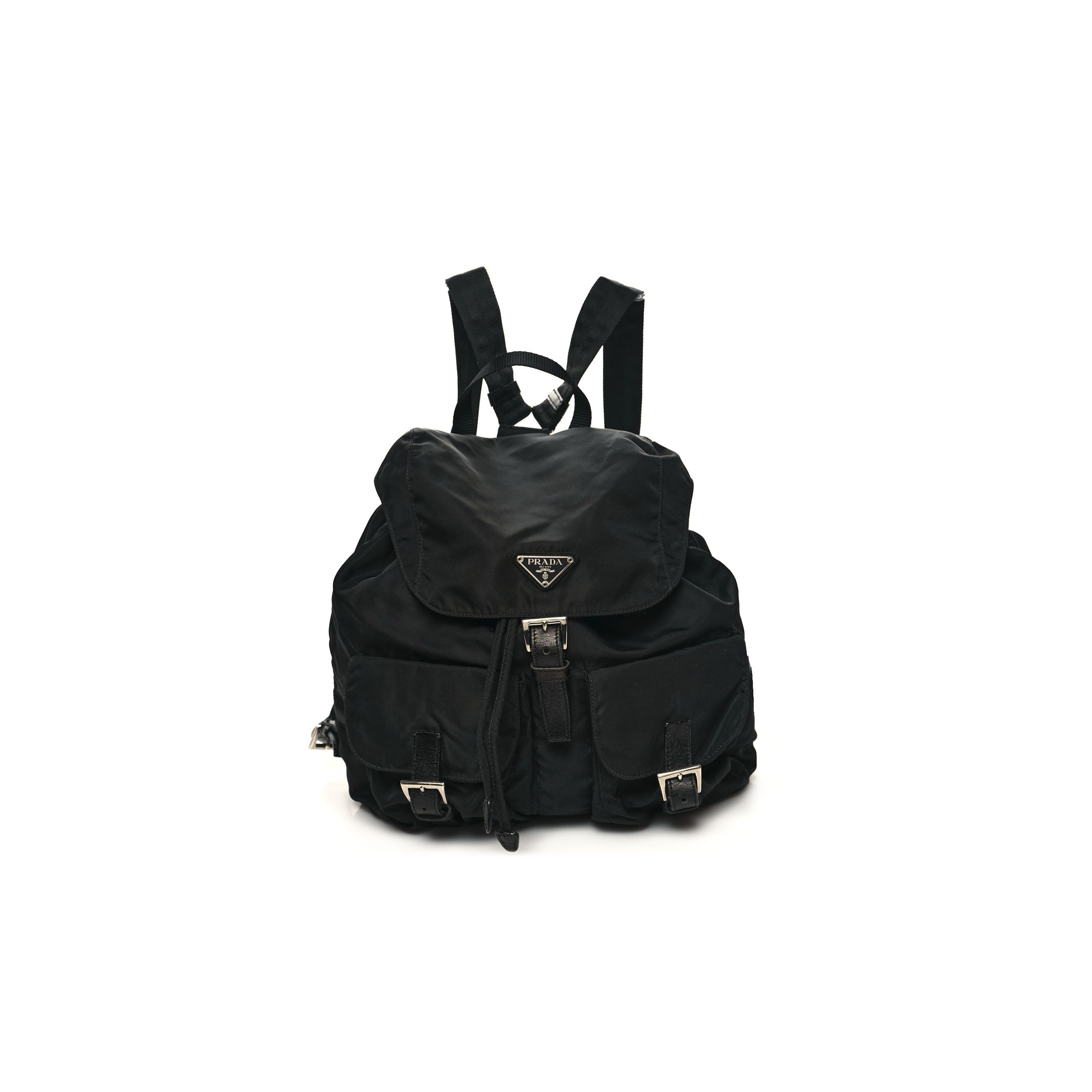 PRADA TESSUTO NYLON VELA BACKPACK BLACK (31*29*11cm) PRADA TESSUTO NYLON VELA BACKPACK BLACK (31*29*11cm)