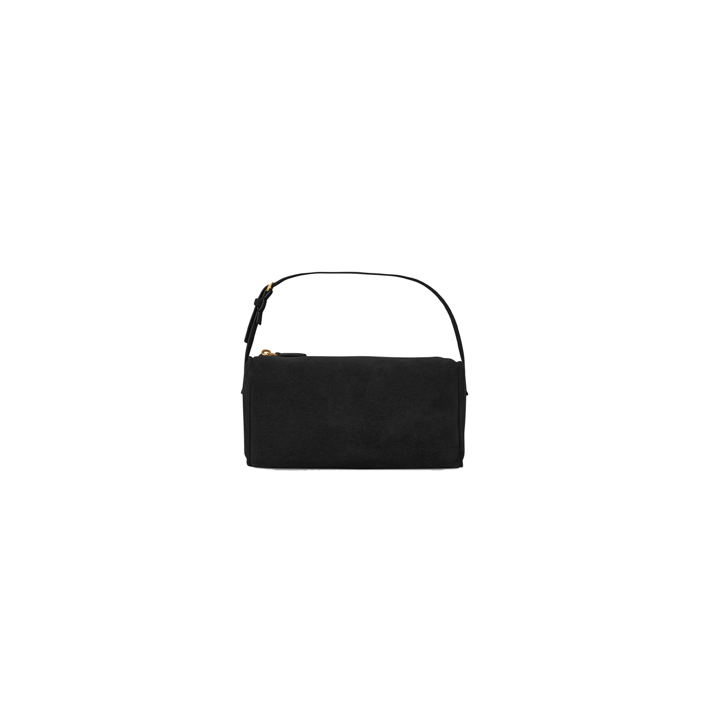 THE ROW 90'S BAG IN NUBUCK BLACK W1281L87BAG (20*11*8cm) THE ROW 90'S BAG IN NUBUCK BLACK W1281L87BAG (20*11*8cm)