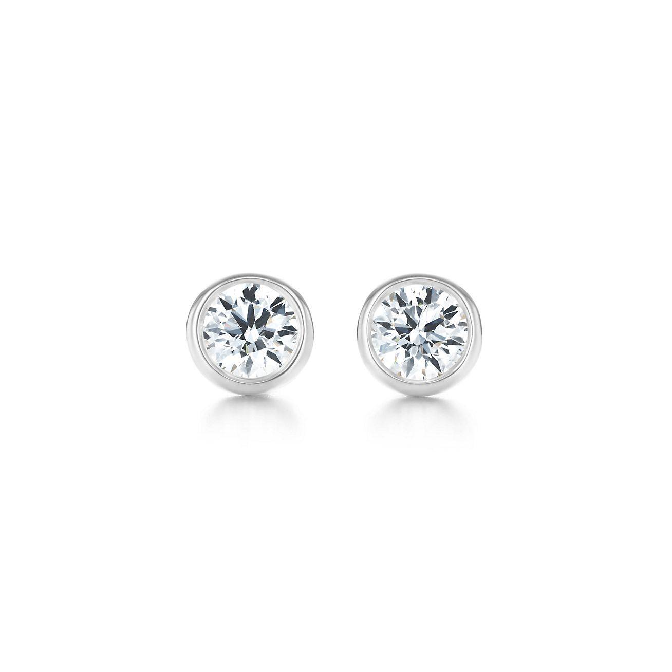 TIFFANY ELSA PERETTI® DIAMONDS BY THE YARD® EARRINGS IN PLATINUM 60017554 TIFFANY ELSA PERETTI® DIAMONDS BY THE YARD® EARRINGS IN PLATINUM 60017554