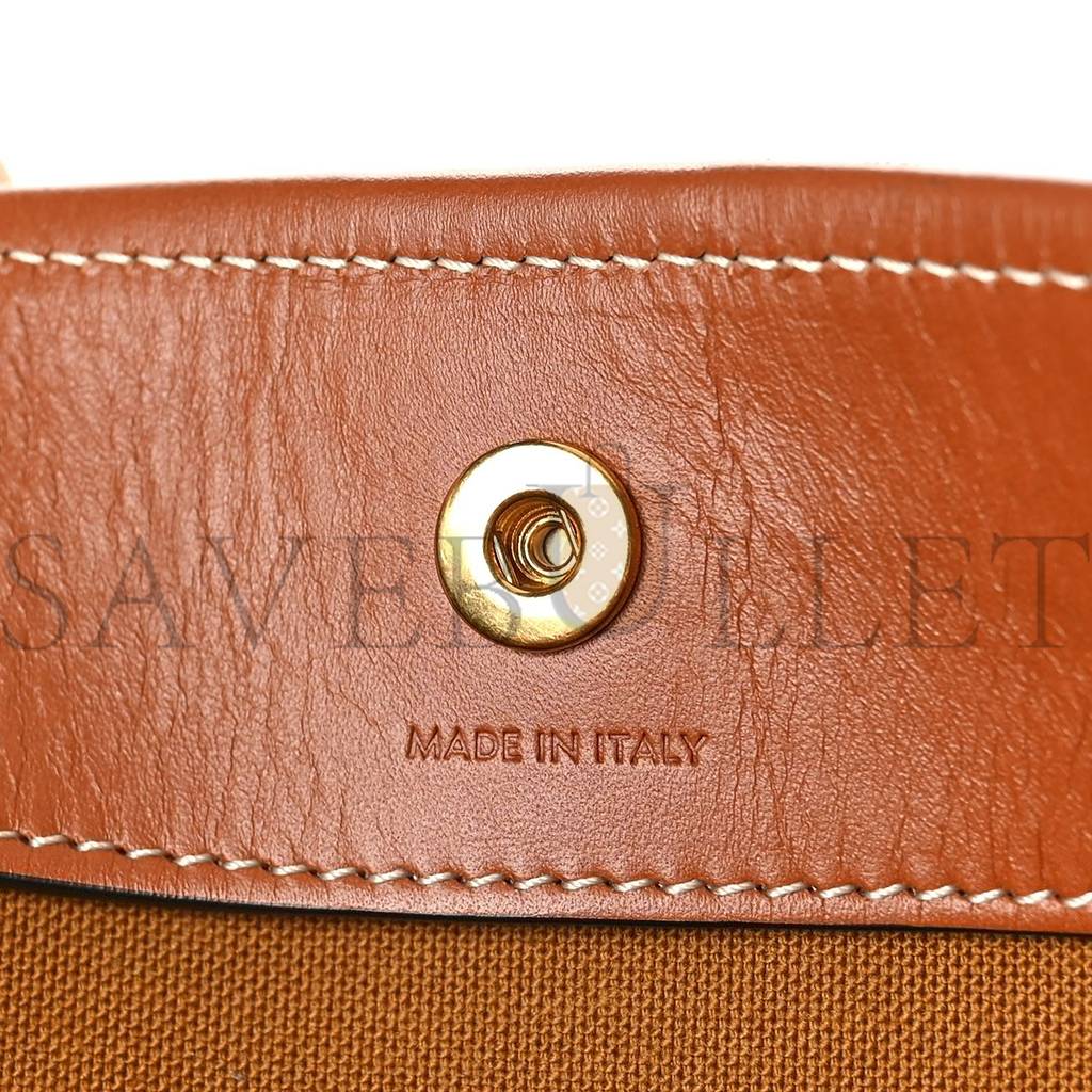 CELINE TRIOMPHE CANVAS MEDIUM CABAS BAG TAN (31*30*18cm) CELINE TRIOMPHE CANVAS MEDIUM CABAS BAG TAN (31*30*18cm)