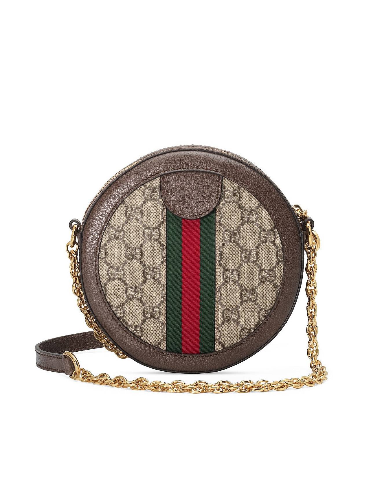 GUCCI OPHIDIA MINI GG ROUND SHOULDER BAG 550618 (18*18*4.5cm) GUCCI OPHIDIA MINI GG ROUND SHOULDER BAG 550618 (18*18*4.5cm)