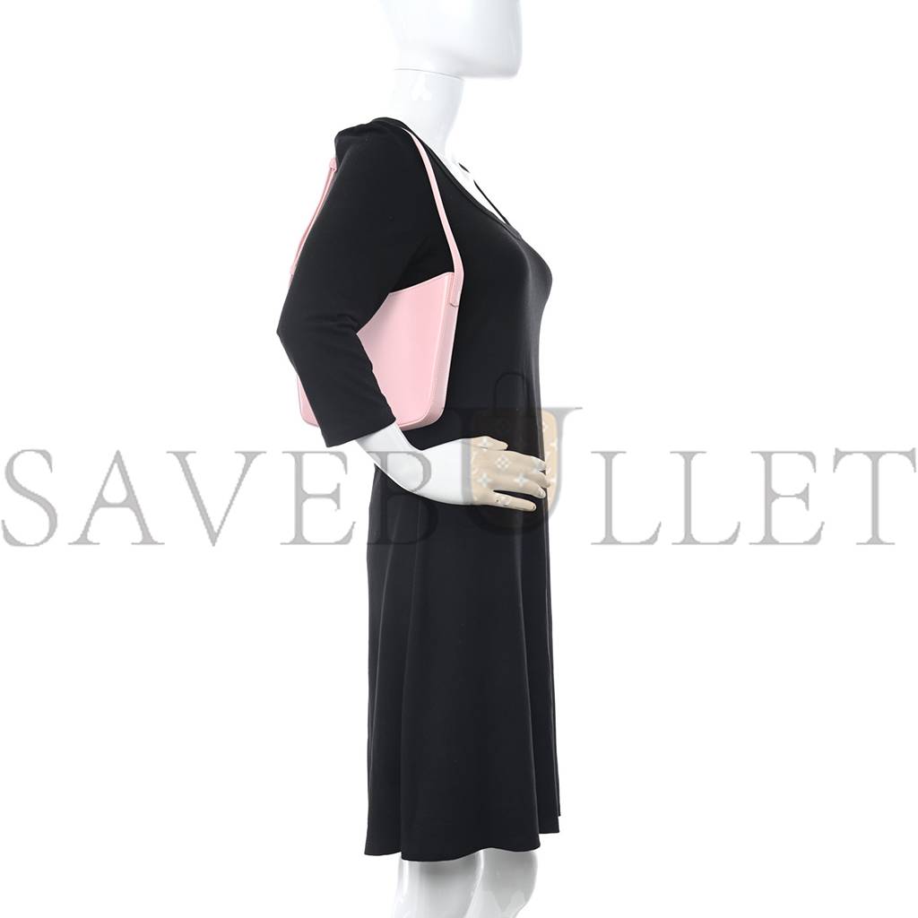 CELINE SHINY CALFSKIN MEDIUM CROQUE BAG PINK (20*16*3cm) CELINE SHINY CALFSKIN MEDIUM CROQUE BAG PINK (20*16*3cm)