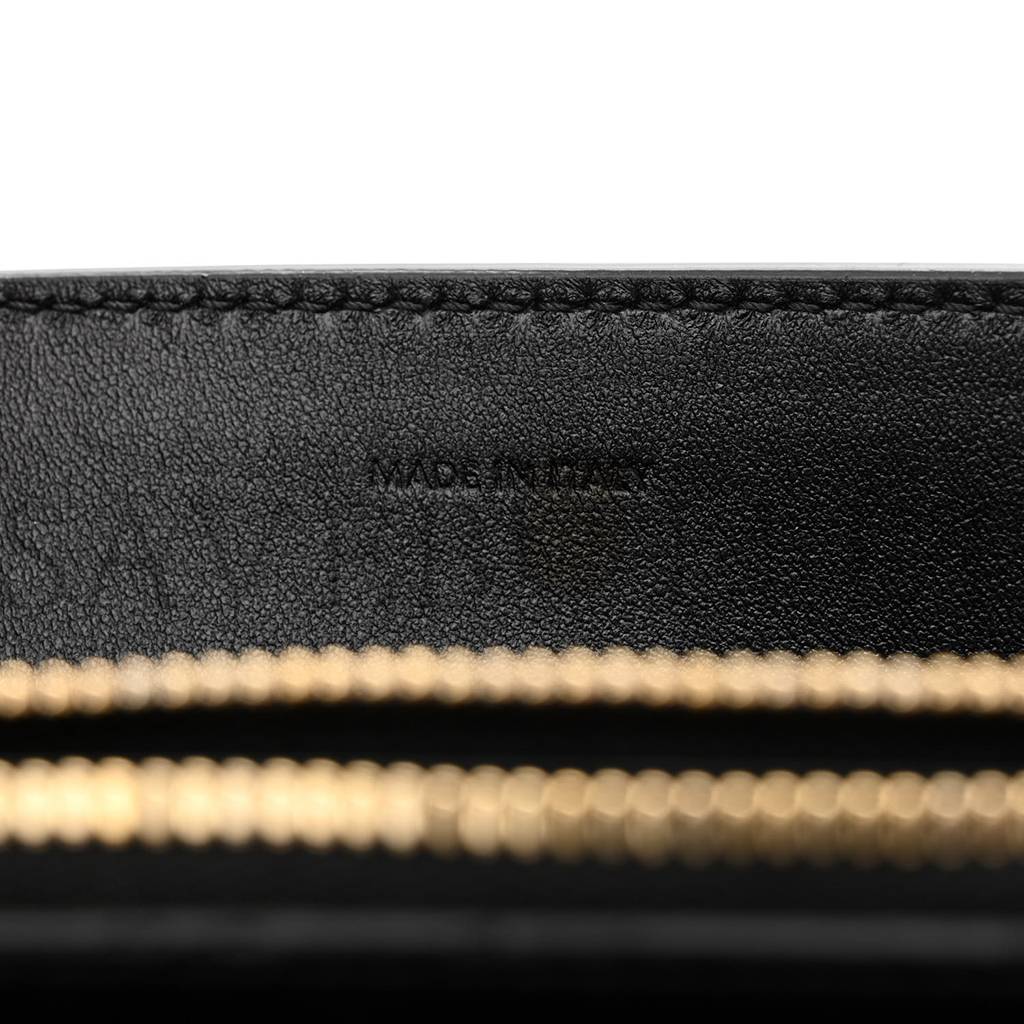 CELINE SATINATED CALFSKIN 16 CHAIN BAG BLACK (23*14*7cm) CELINE SATINATED CALFSKIN 16 CHAIN BAG BLACK (23*14*7cm)